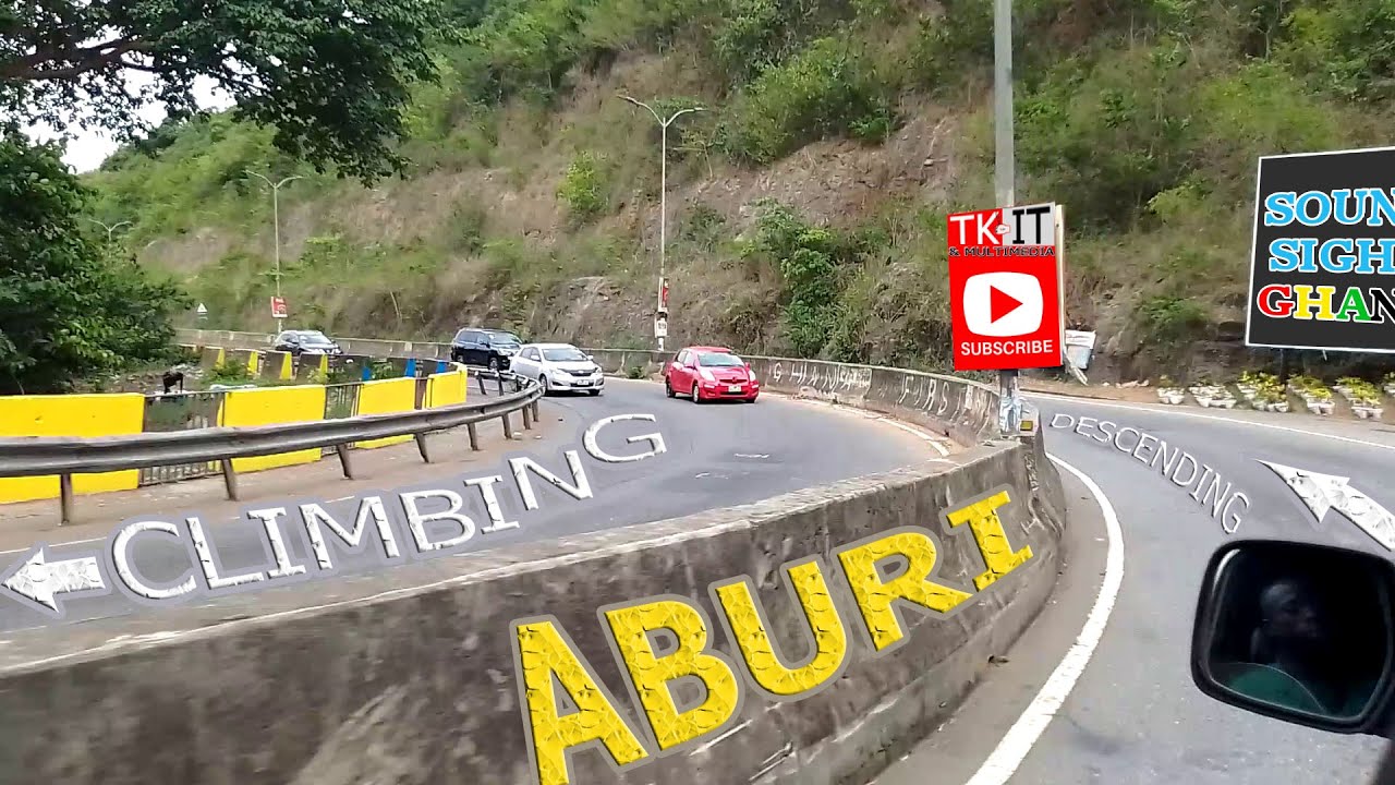 Descending & Ascending of the Accra | Aburi Mountain-Road
