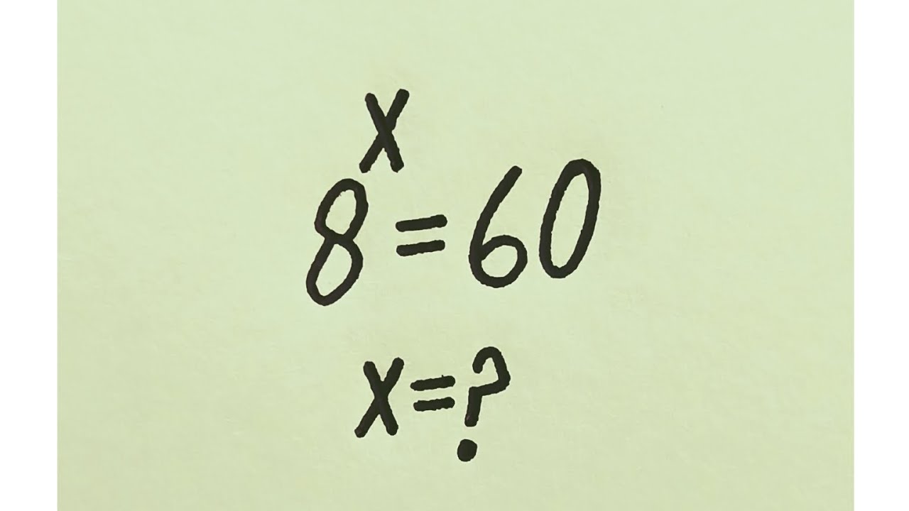 Wonderful National Olympiad Math Algebra Simplification Problem | Competitive Exams Question | x=?
