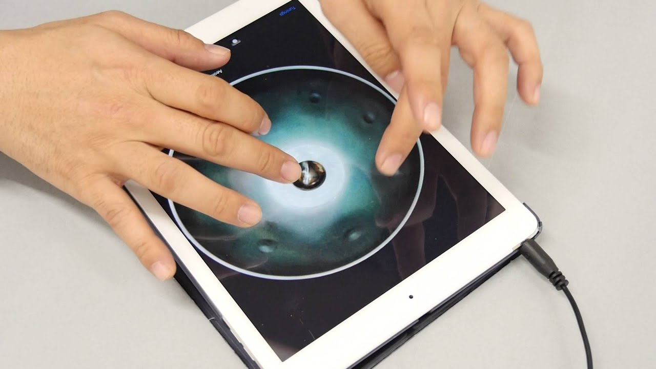 iOSアプリ「OddTunes:Hang」でそれらしくハングドラムを演奏したらこんな感じ