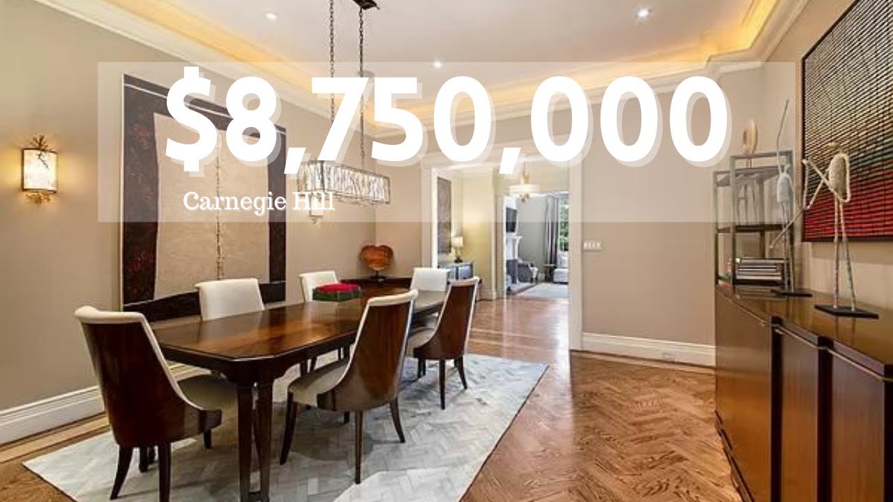 Inside a $8,750M Carnegie Hill, NYC Townhouse | Approved 5th Flr, 12 Rooms, 4 Beds, 4+ Baths