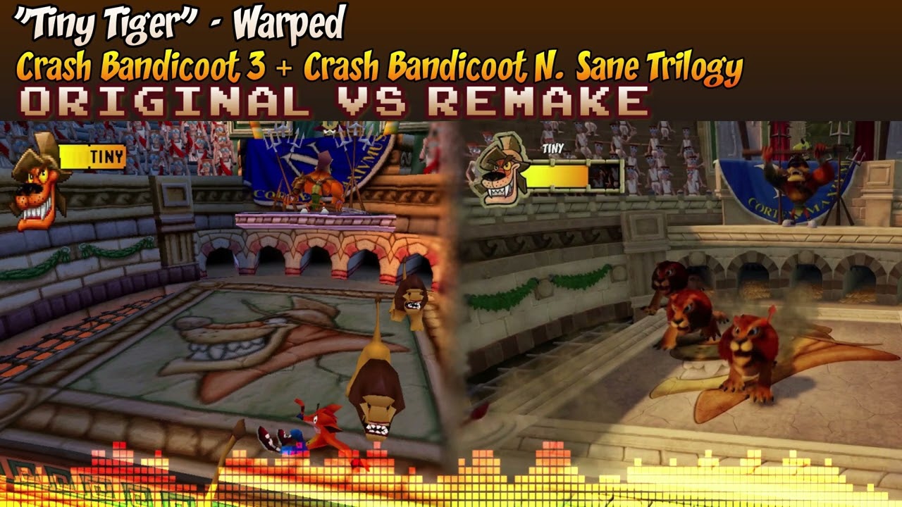 ♦ [Original + N Sane Trilogy] Crash 3 MASHUP — Tiny Tiger