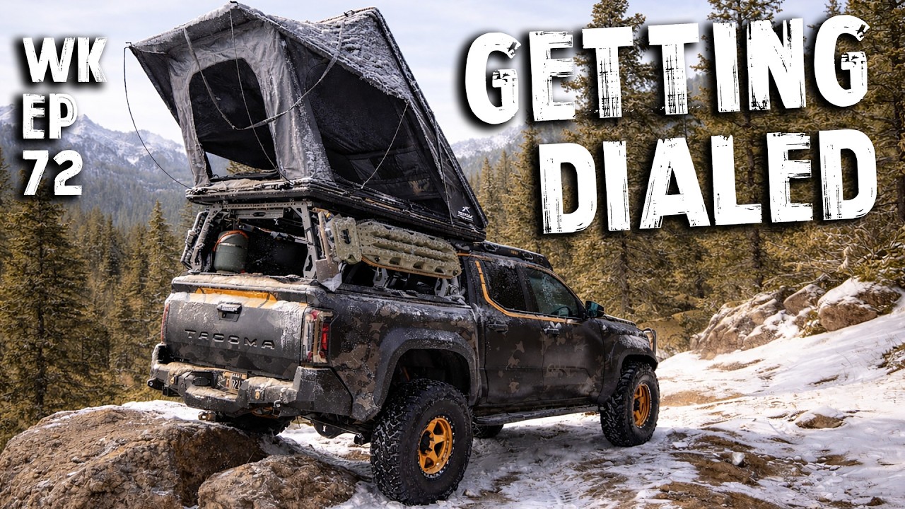 WEEKENDERLANDER EP 72 - Getting The Tacoma Dialed in -4° Cold Colorado
