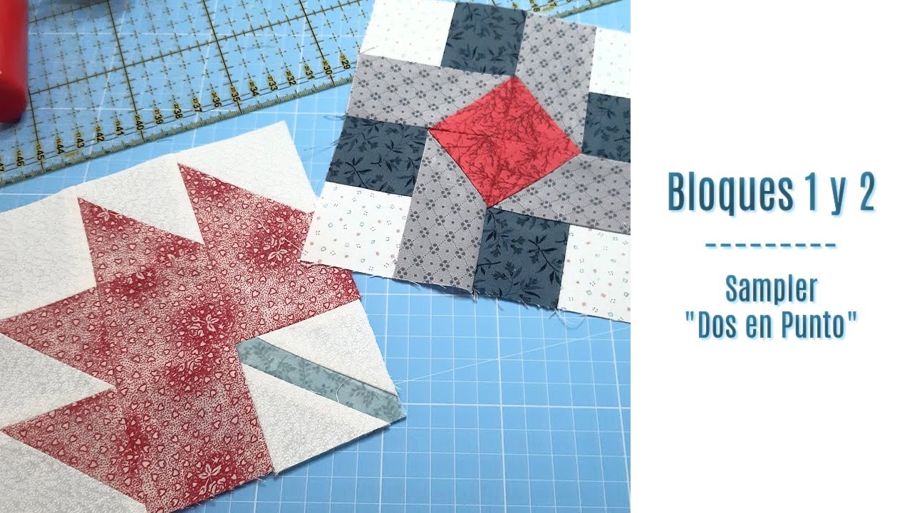 📌#1 Sampler Dos en Punto - 🎓 Curso de Patchwork para principiantes