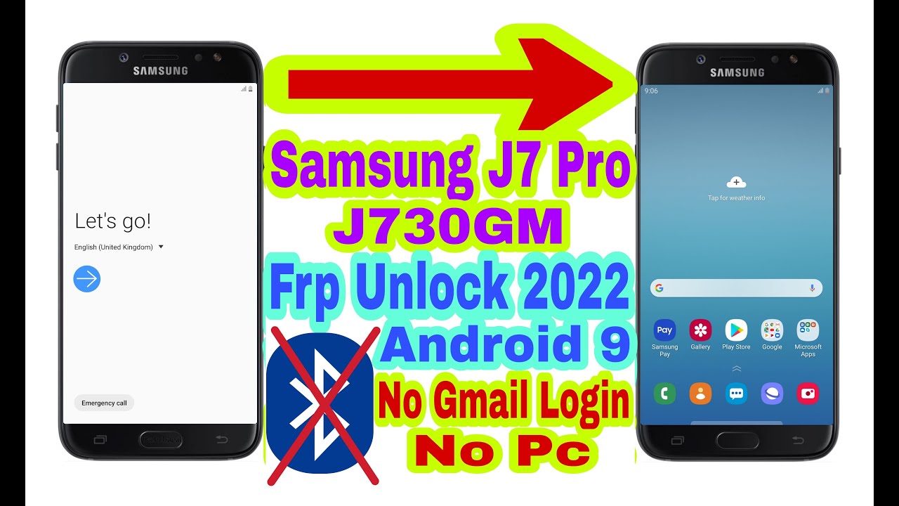 Samsung J7 Pro (J730GM) 9.0 Frp Bypass Without Pc|New Trick 2022|Bypass Google Account 100% Working