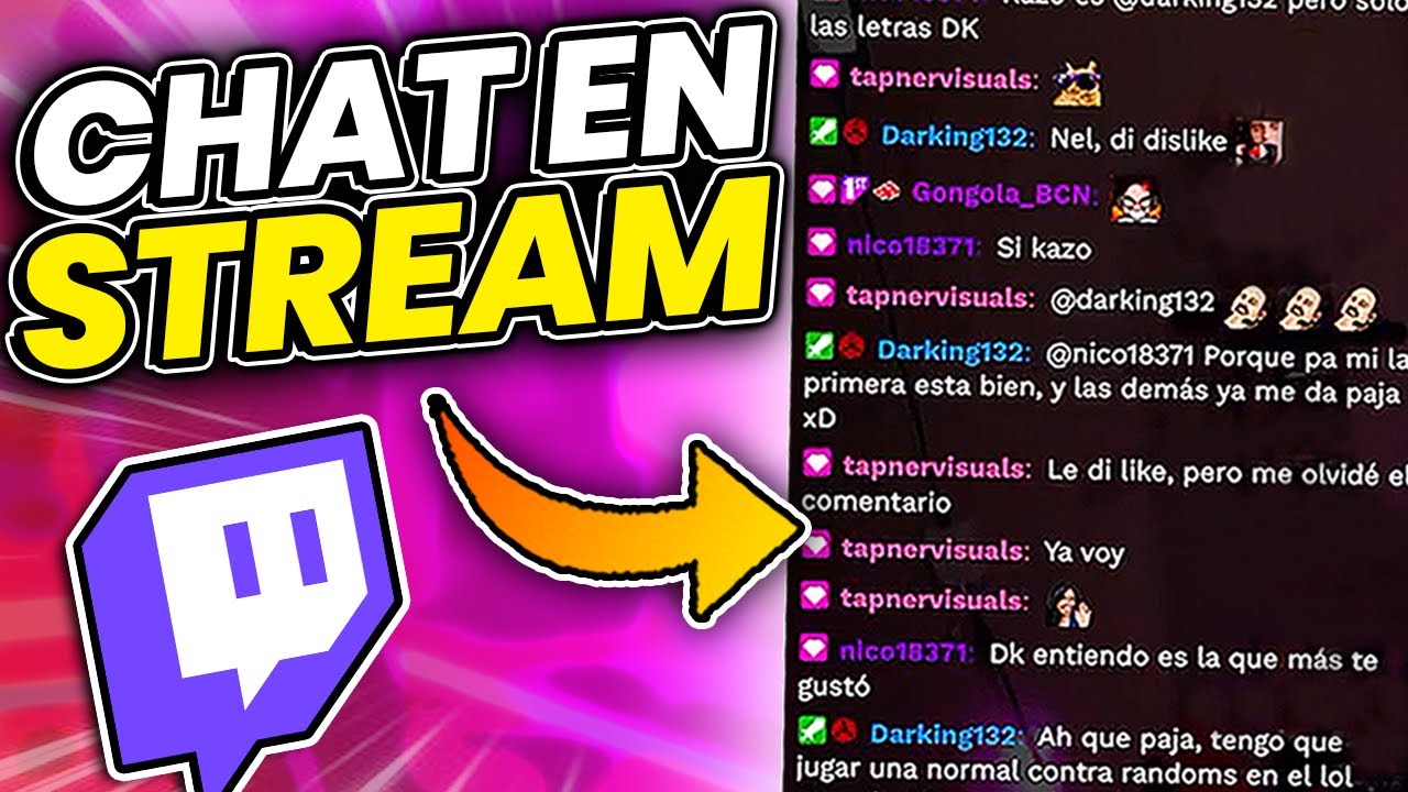 &iexcl;COMO PONER EL CHAT DE TWITCH EN OBS FACIL Y RAPIDO! 🚀