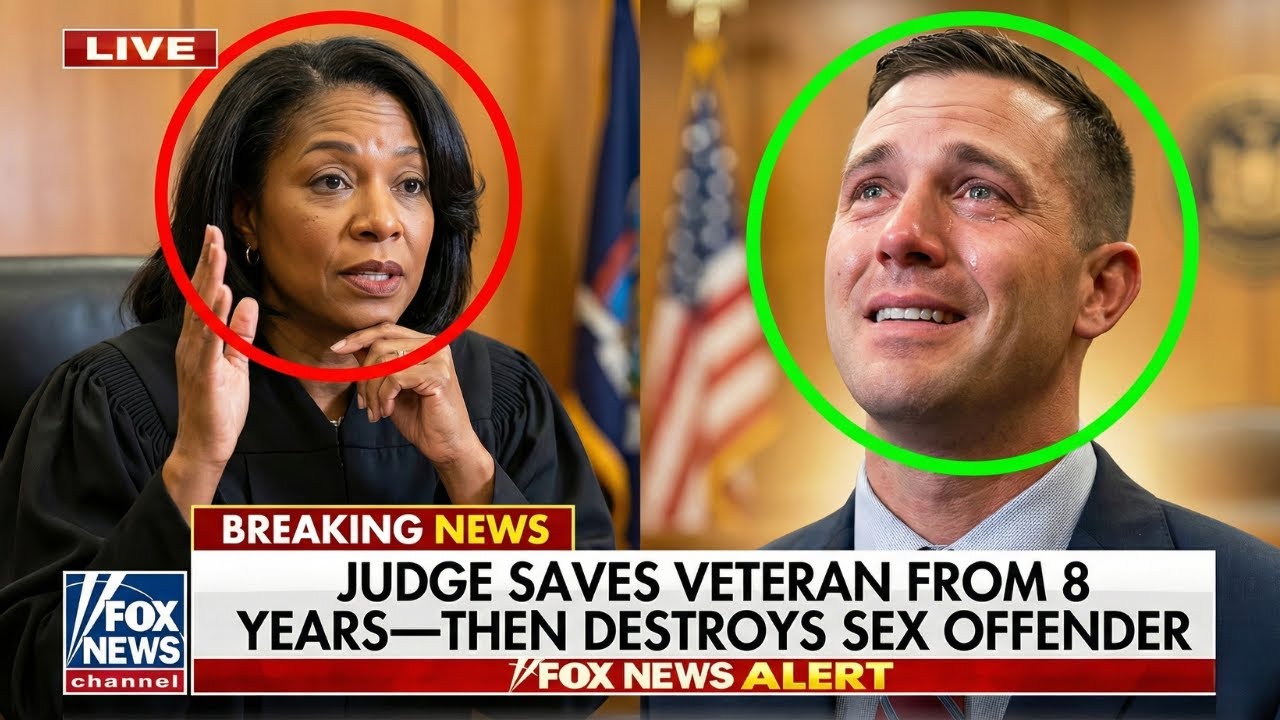 Judge SAVES Marine Veteran From 8 Years—Then DESTROYS Sex Offender With Same Sentence!