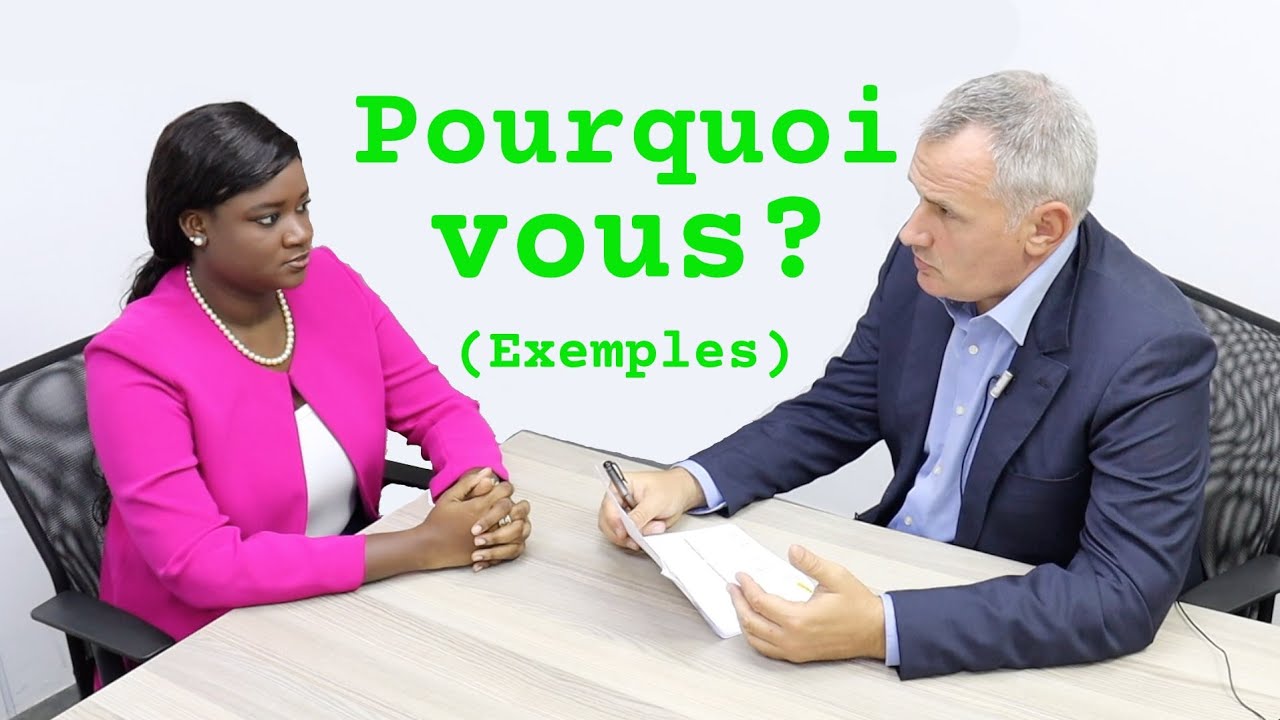Pourquoi vous et pas un autre, question piège en entretien d'embauche. Exemples de réponses.