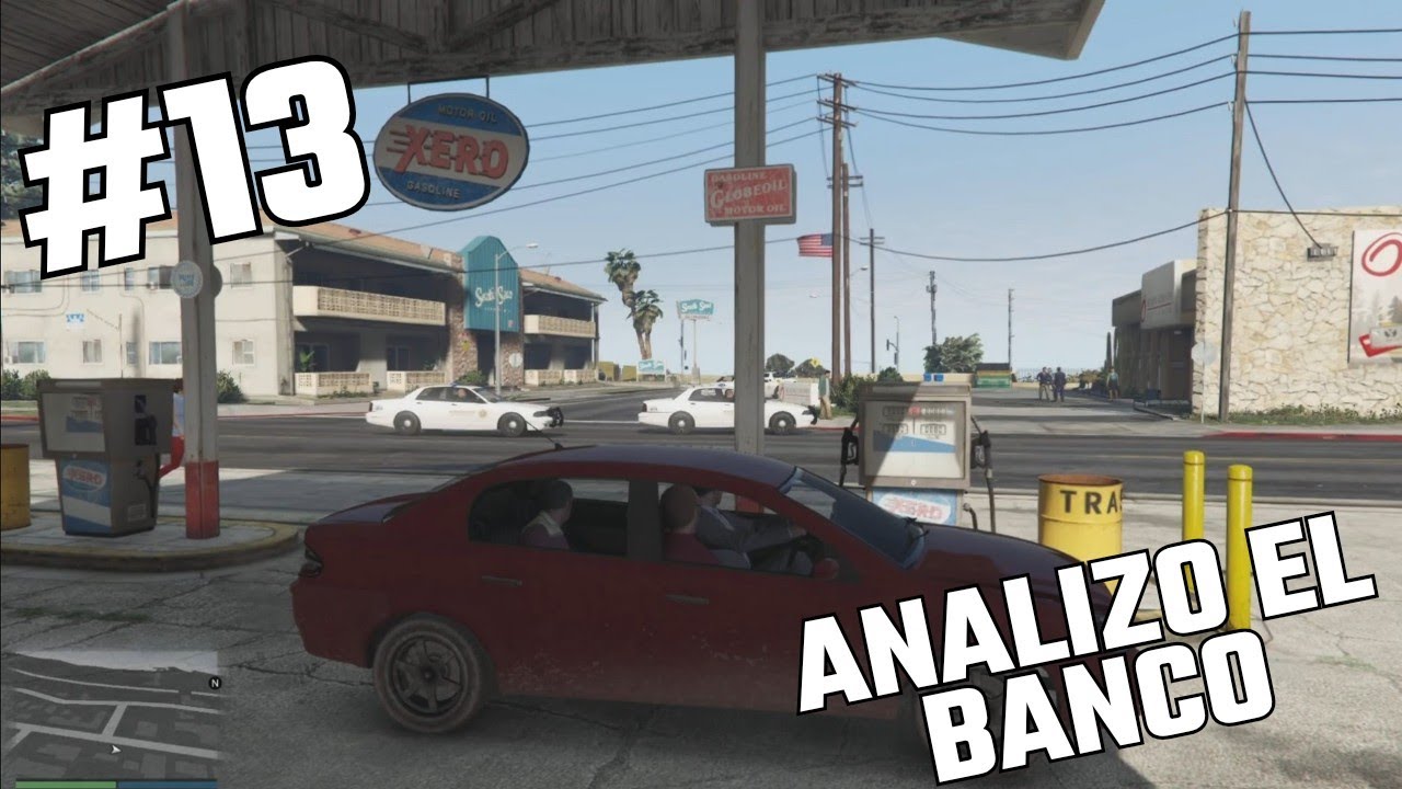 Analizamos un banco en el desierto para robarlo| Grand Theft Auto V #13