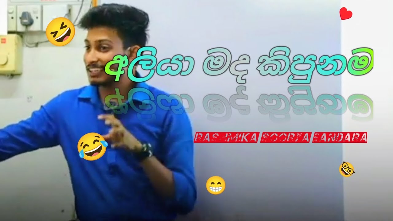 අලියා මද කිපුනාම... ආතල් සිද්දි... RASHMIKA SIR