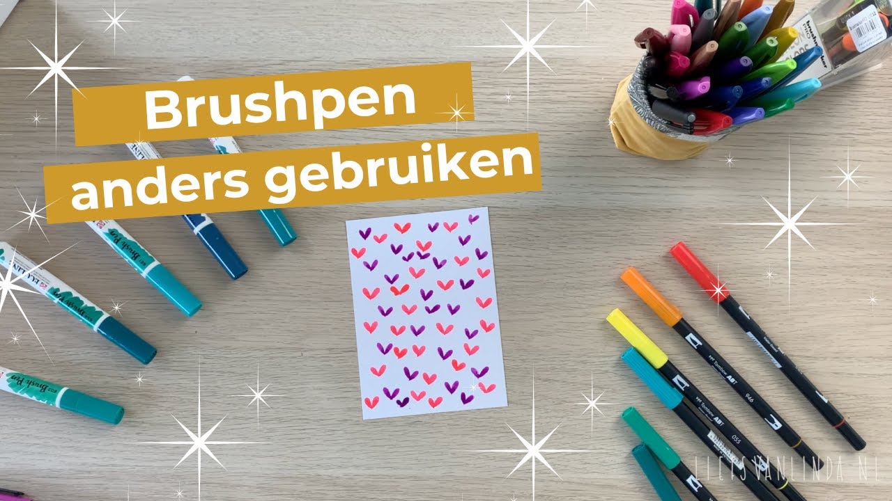 BRUSHPEN ANDERS GEBRUIKEN // Hoe kun je een brushpen nog meer gebruiken?