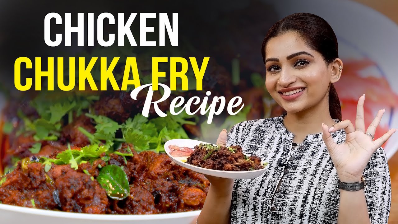 Nakshathra Nagesh | Chicken Chukka Fry | Recipe In Tamil