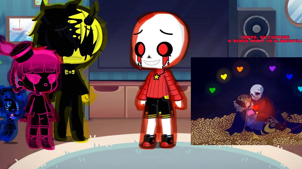 Indies, NM Cuphead and Benda react to Secret Garden (FlowerFell)