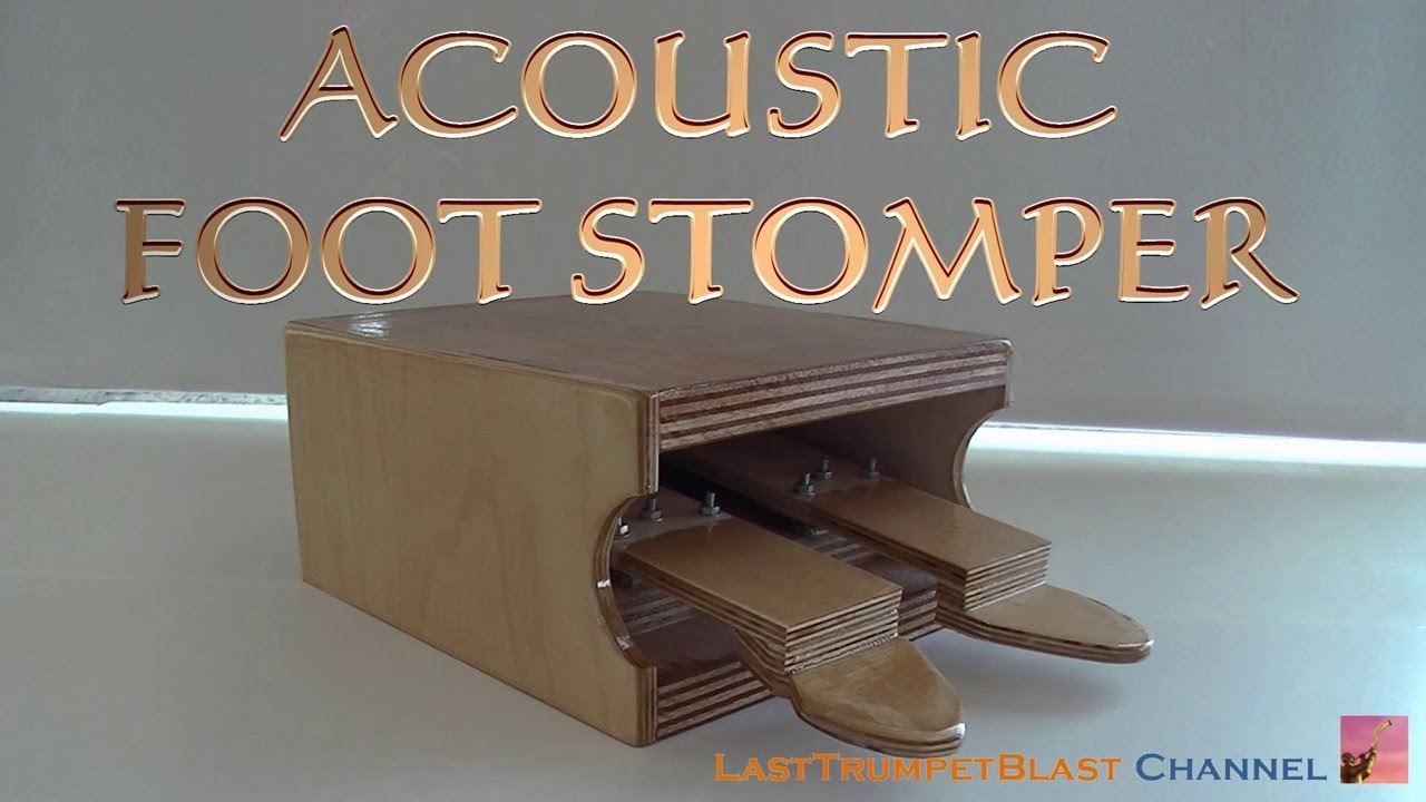 Acoustic Foot Stomper, DIY, Foot Stomp Box for Guitarists