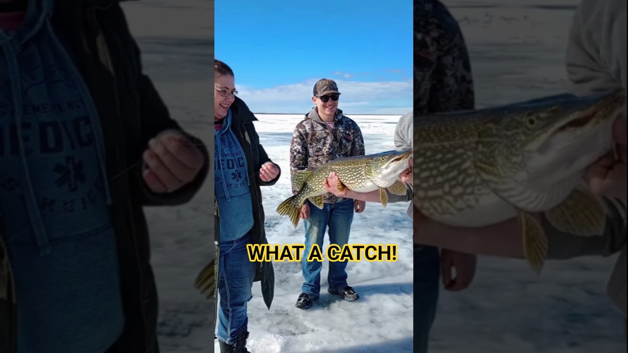 Caught a Monster Northern Pike with a Hook! 🎣❄️