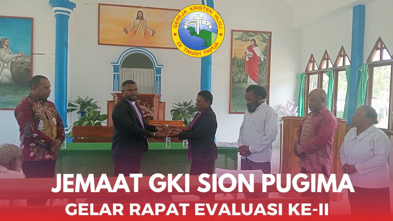 Jemaat GKI Sion Pugima Gelar Rapat Evaluasi Ke-II, Tahun 2026