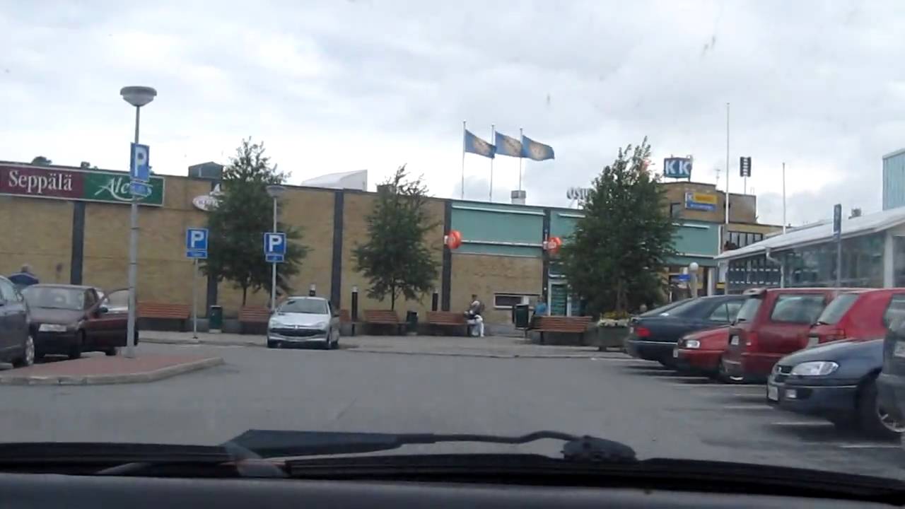 Sightseeingdrive in Siilinjärvi commune, Finland.MOV