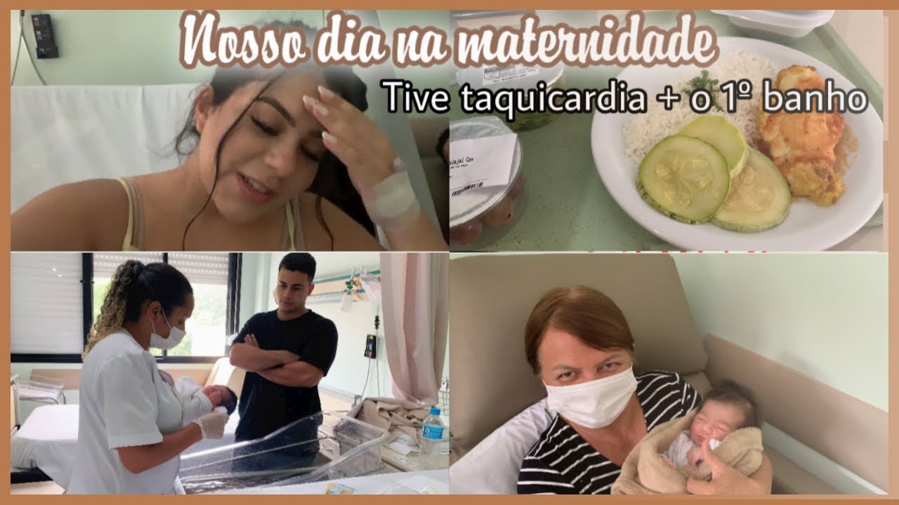 NOSSO DIA NA MATERNIDADE | O PRIMEIRO BANHO DO JOAQUIM 😍 - Hospital Divina Provid&ecirc;ncia