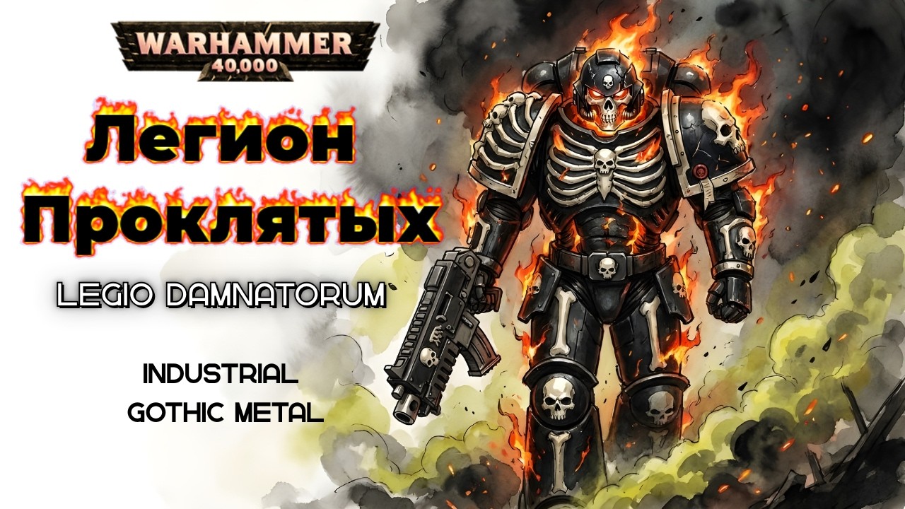 Легион Проклятых | Legion of the Damned | Epic Industrial Gothic Metal | Warhammer 40K