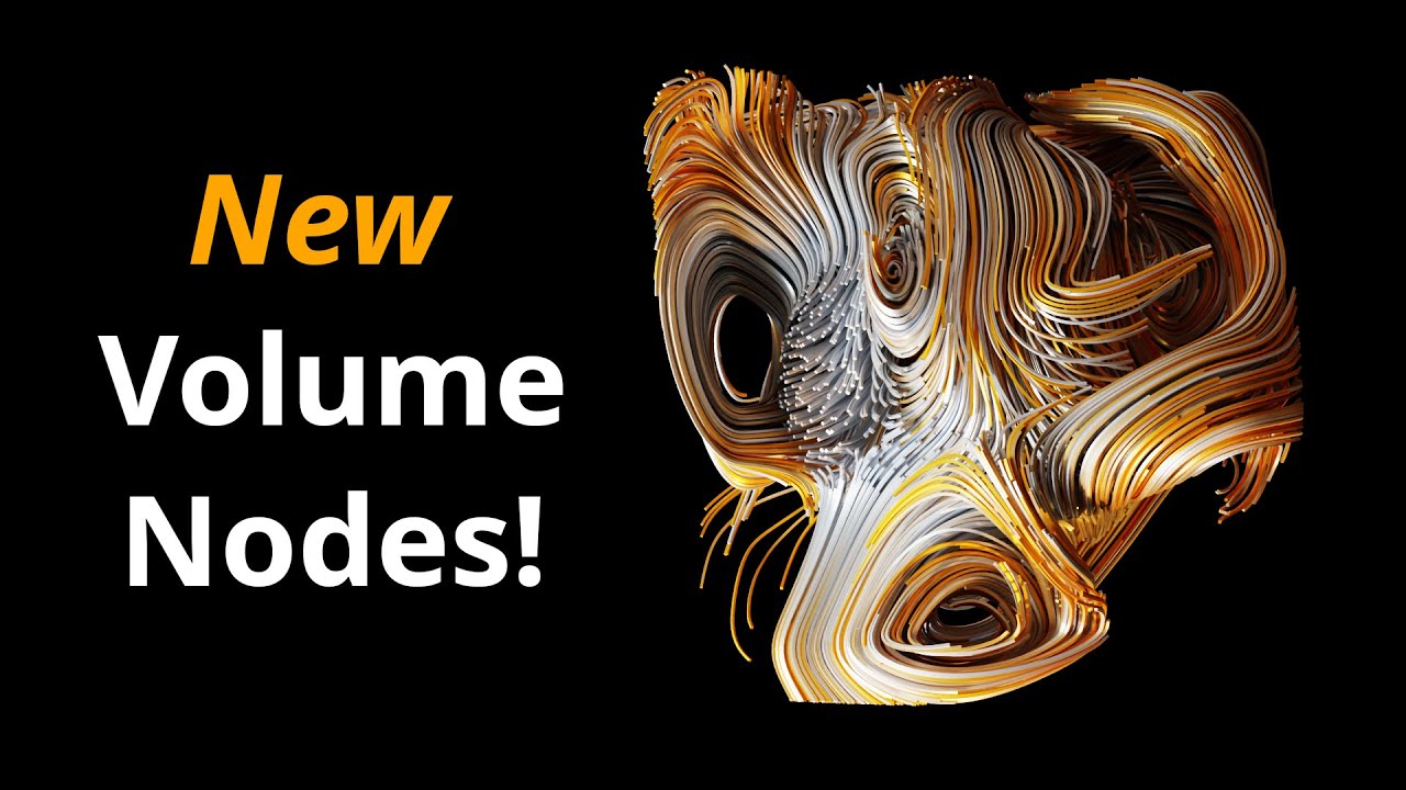 Curl Noise в Blender 5.0 | Новые узлы сетки объёма | Подробный урок