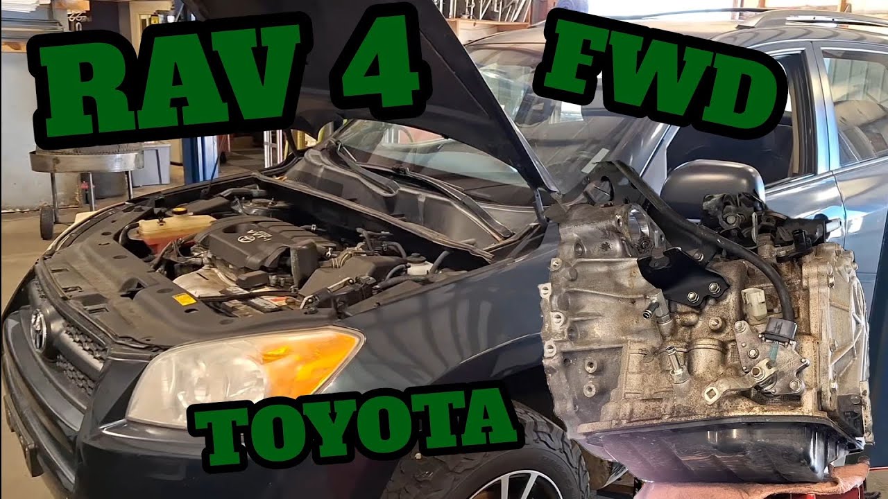 Снятие коробки передач Toyota RAV 4 2011 года.