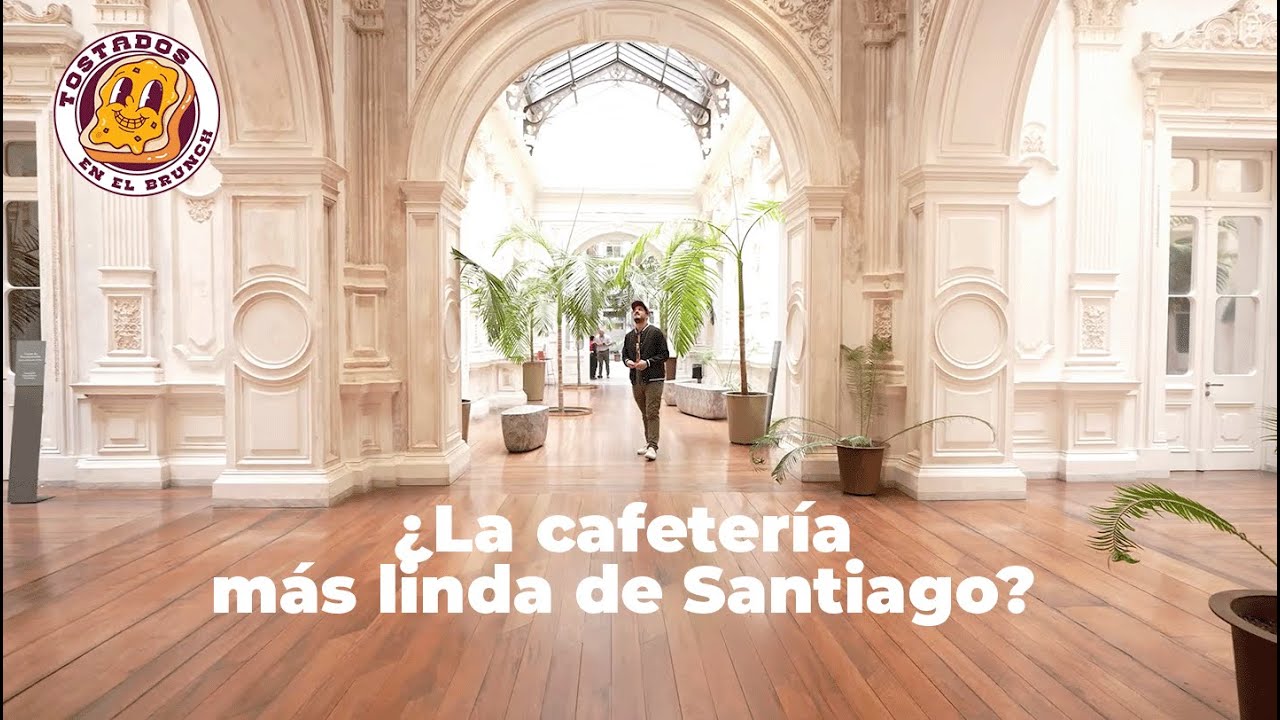 Esta CAFETERÍA está dentro de un PALACIO en Santiago Centro