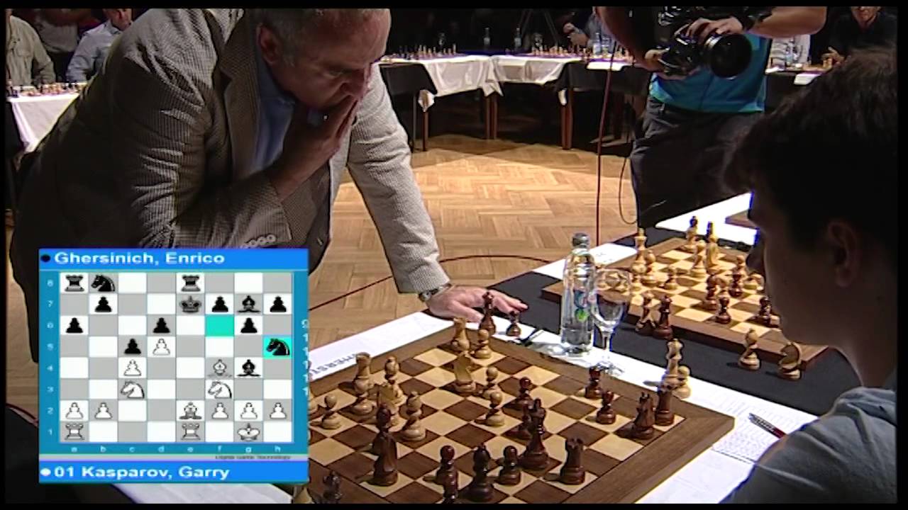 Garry Kasparov, Simultaneous Exhibition, Pula/Croatia/19.8.2015.