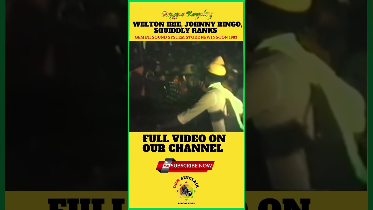 Gemini Sound System ft Welton Irie, Johnny Ringo, Squiddly Ranks 1983 Live 