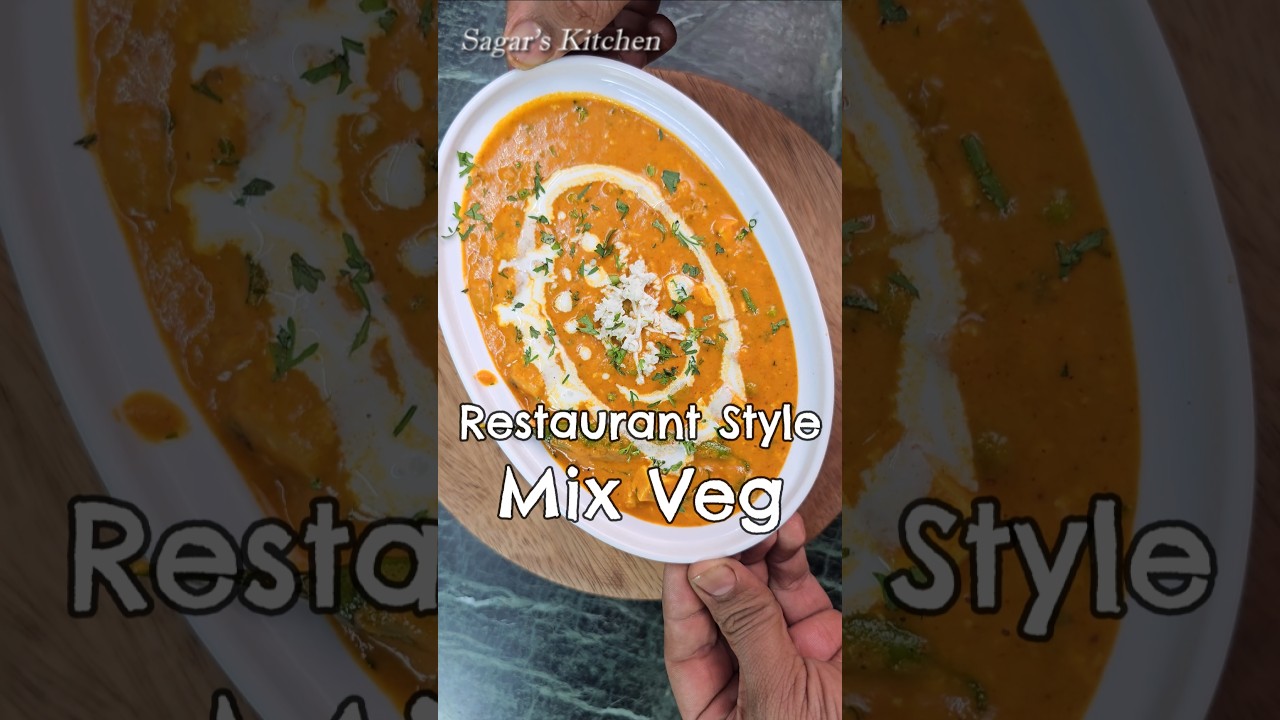 Restaurant Style Mix Veg Recipe...#Shorts