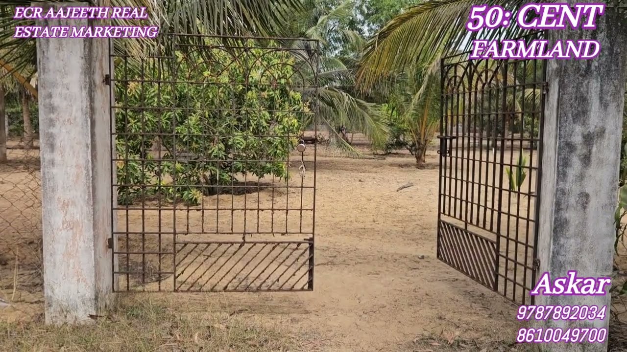 AD :26 - 50 CENT FARMLAND PROPERTY FOR SALE IN ECR KADAPAKKAM (9787892034)