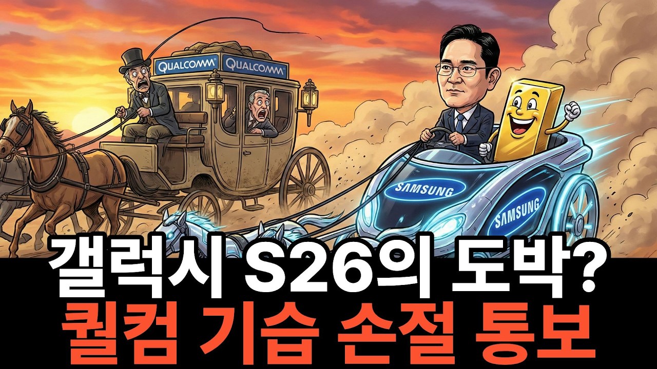 삼성 갤럭시S26, 퀄컴 가격 갑질에 '기습 손절'로 응수한 전말