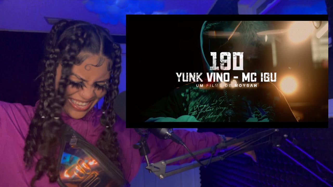 (GRINGA REACT) 190 - YUNK VINO E MC IGU #eua #react 🇺🇸