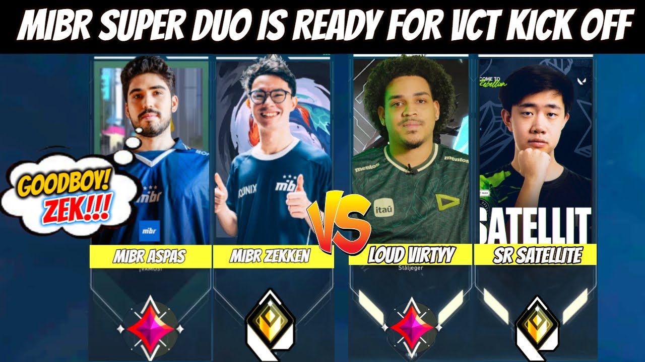 MIBR Aspas & MIBR Zekken Super Duo Again! Against LOUD Virtyyy & SR Satellite in Ranked