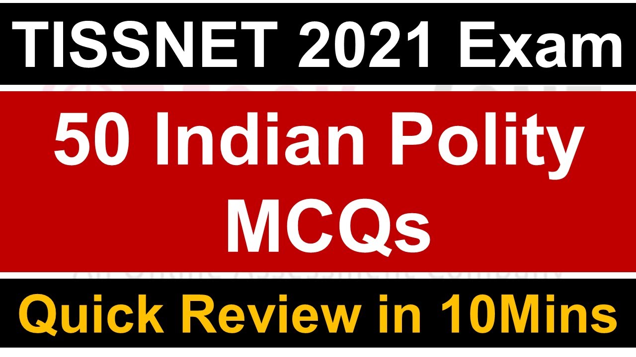 50 Indian Polity MCQs in 10 Minutes || TISSNET & CMAT GK Series || Must Watch
