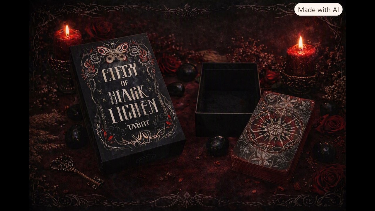 Review bộ b&agrave;i Tarot Elegy of black lichen