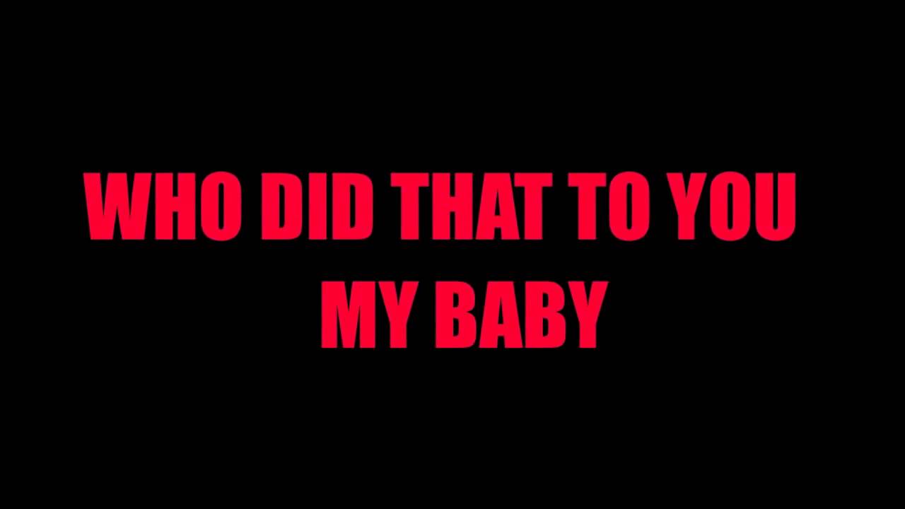 Who Did That To You lyrics by John Legend DJANGO UNCHAINED