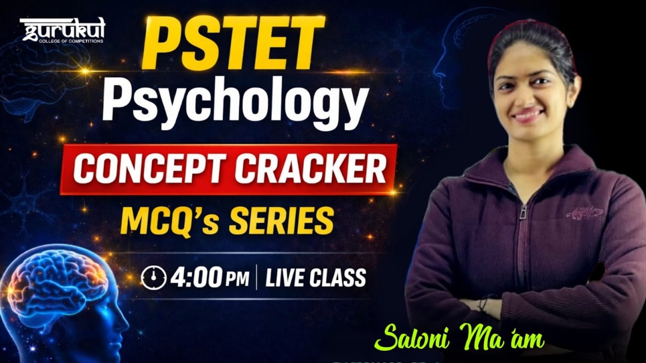 PSTET 2026 Psychology | CDP MCQs Class- 34 | PSTET PYQs  2014 Paper 2