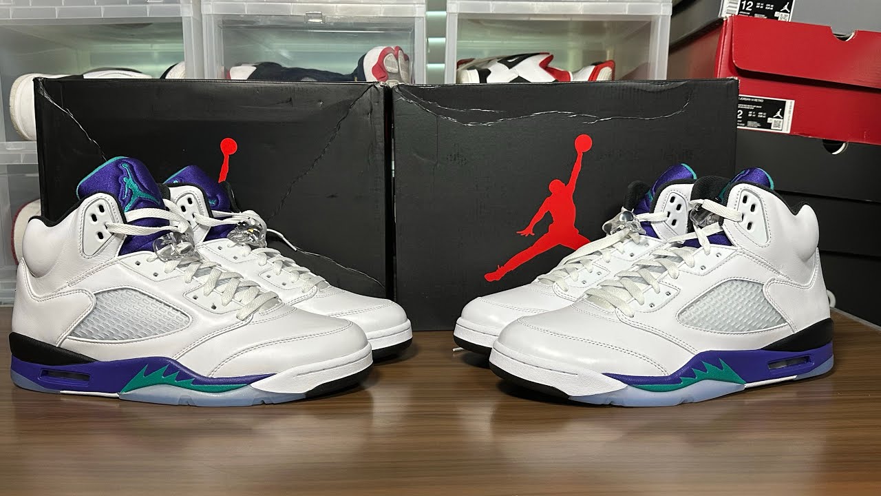 Air Jordan 5 Grape 2025 Real Vs Fake Review