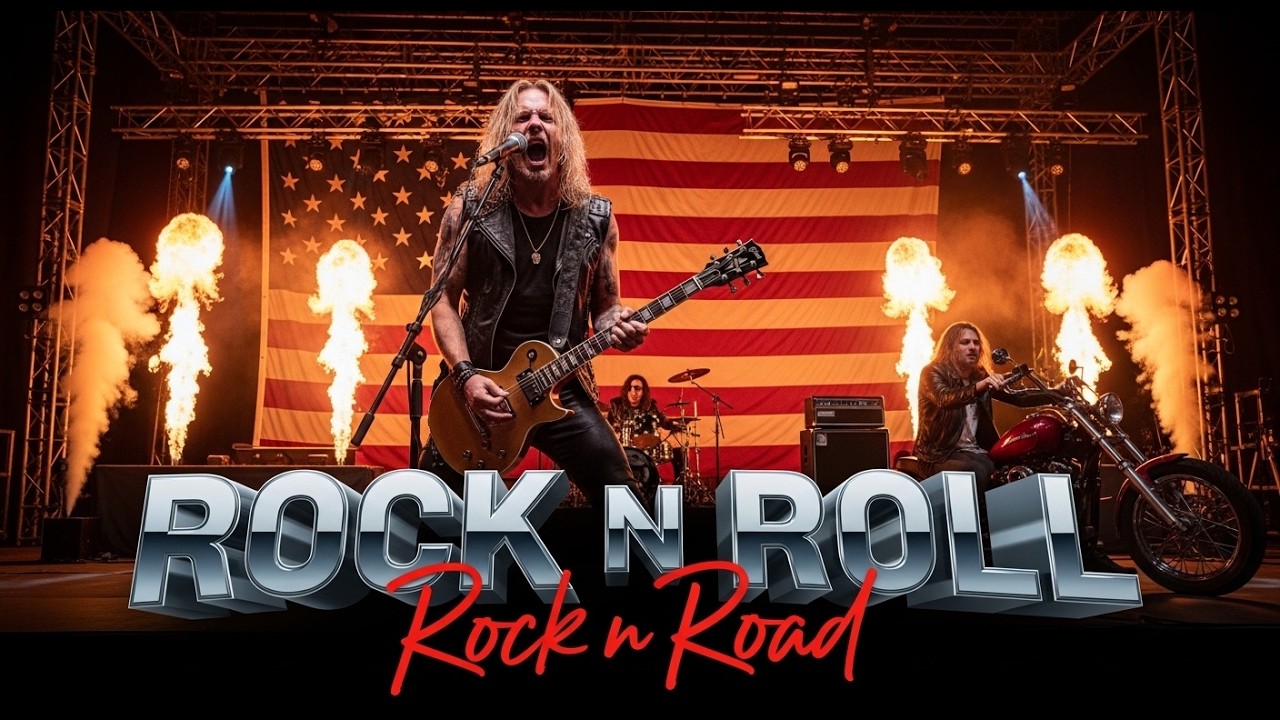 Best Rock N Roll Music 2026 🎸 Ride Loud America 🇺🇸 | Chrome Fury Biker Anthem