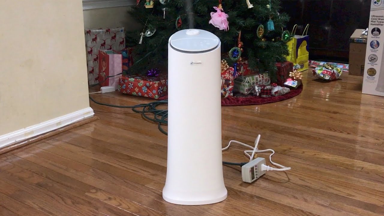 PureGuardian 7L Output per Day Ultrasonic Cool Mist Humidifier Tower