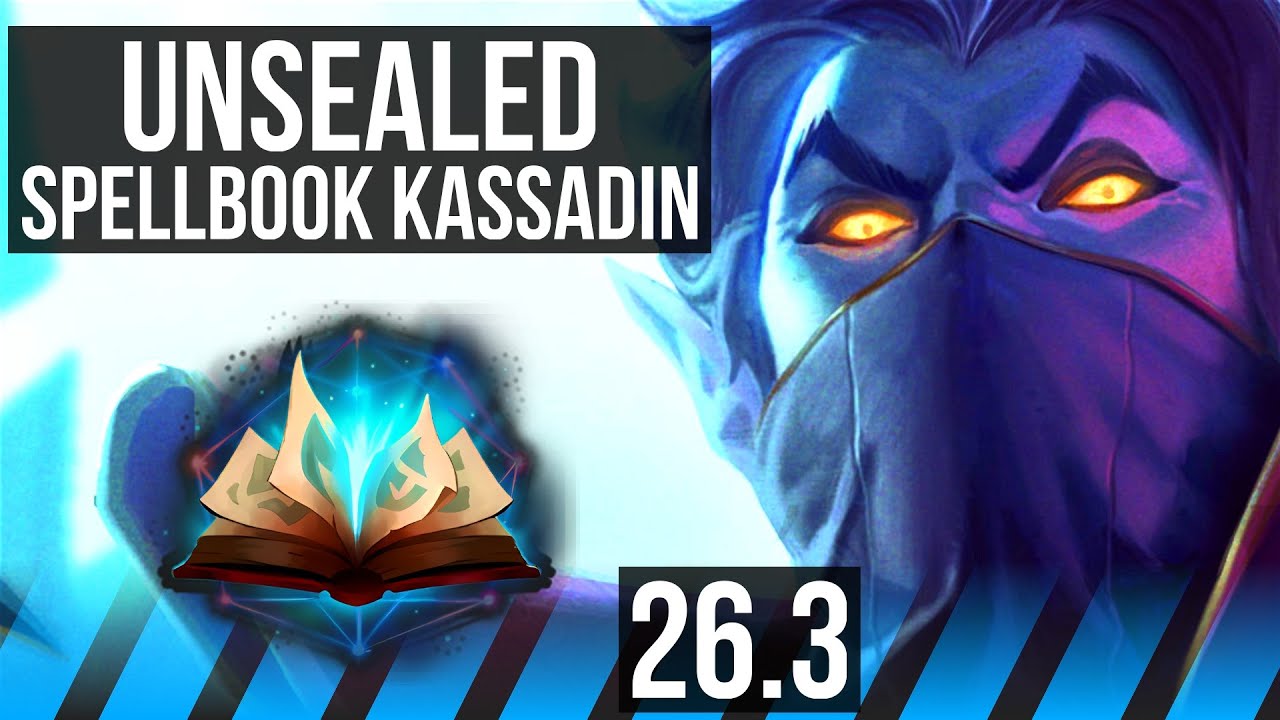KASSADIN vs LEBLANC (MID) | Unsealed Spellbook, Good KDA: 17/1/3 | EUW Master | 26.3