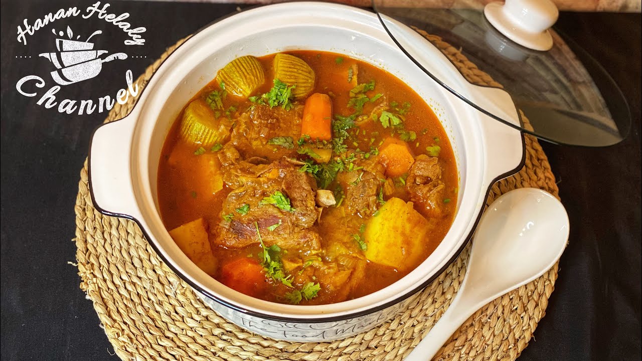 صالونة لحم على الطريقة الإماراتية سهلة ولذيذة وبحلة واحدة 😋😋✋🏻 ( الطريقة الكاملة ) - حنان هلالي