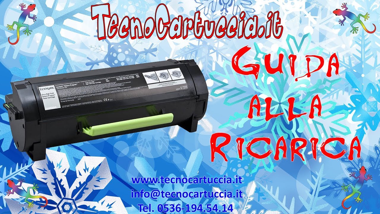 Istruzioni Ricarica Toner Lexmark 51B2X00 MS517dn MS617dn MX517de MX617de