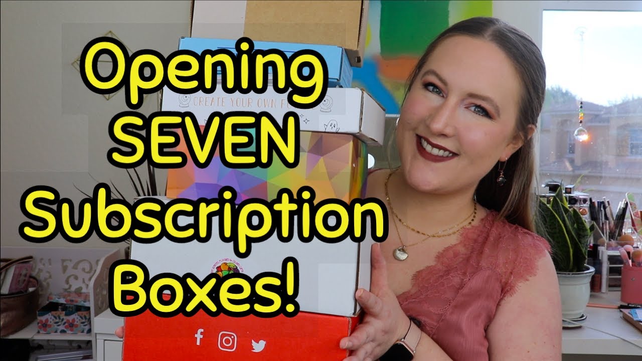 Opening 7 Completely Different Subscription Boxes | October 2020
