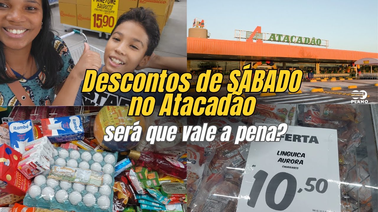Aproveitei as ofertas de sábado no Atacadão RJ – Olha quanto eu economizei!