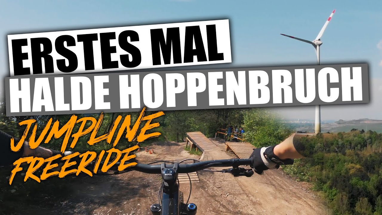 Halde Hoppenbruch 2021 als Anfänger  - Jumpline, Freeride & Hühnerleiter #canyontorque #bikepark
