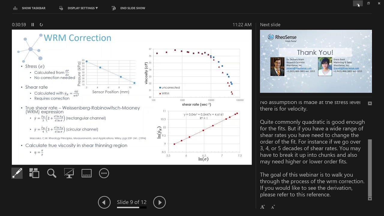 How to Measure non-Newtonian Solutions and Apply WRM Correction