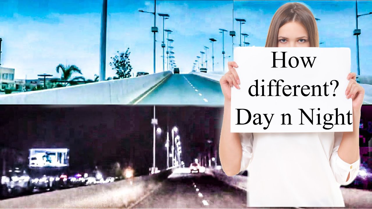 Driving day n night- two flyover bridges - Lusaka, Zambia