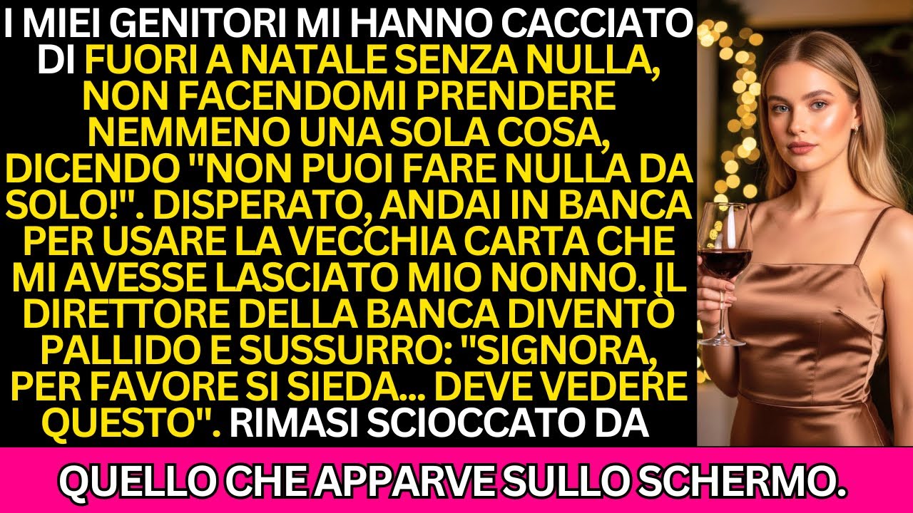 Dopo che i miei genitori mi hanno cacciato di casa, ho usato la vecchia carta di mio nonno....