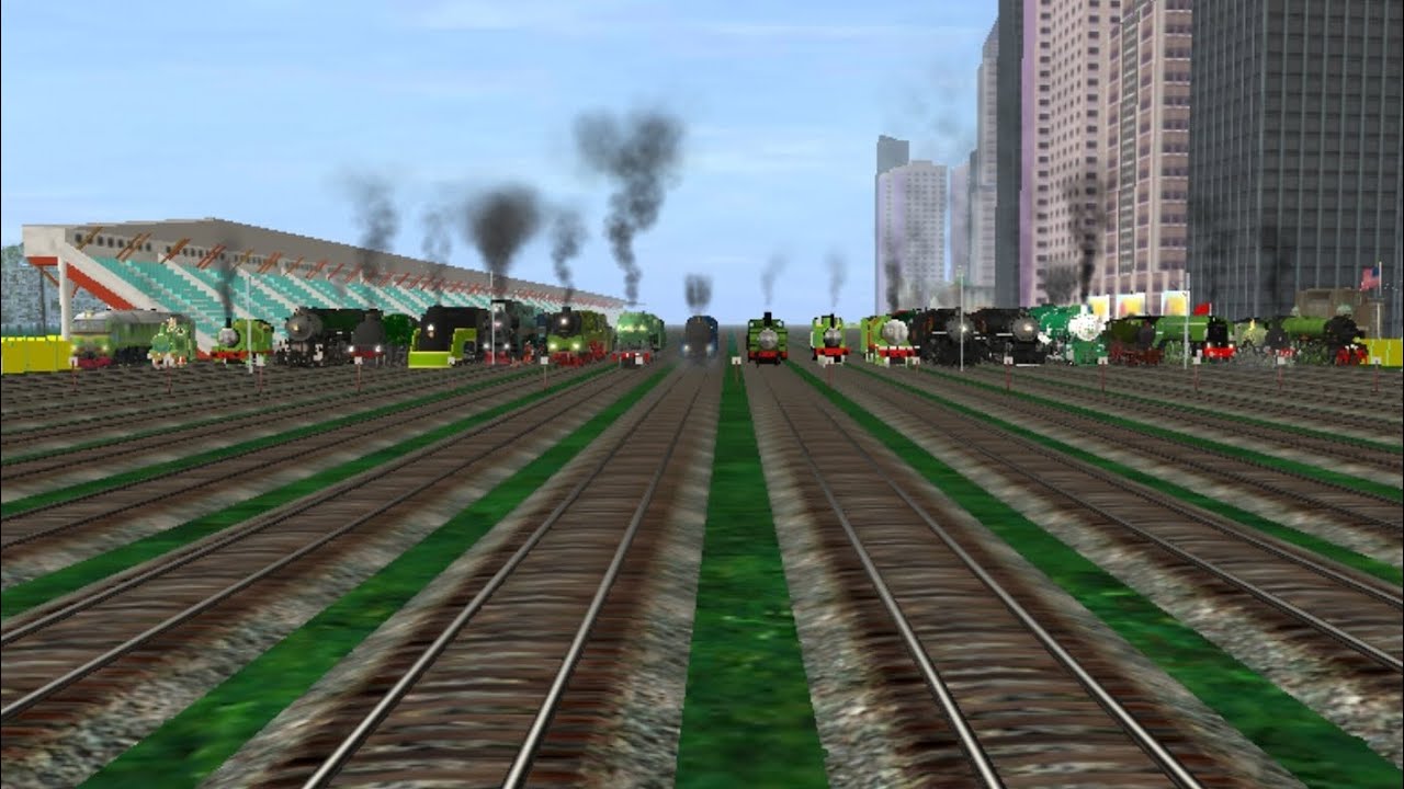 Trainz Racing - St. Patrick's Day Special Race 3 (for @adrianramos7080 ) #trainzsimulator #games 