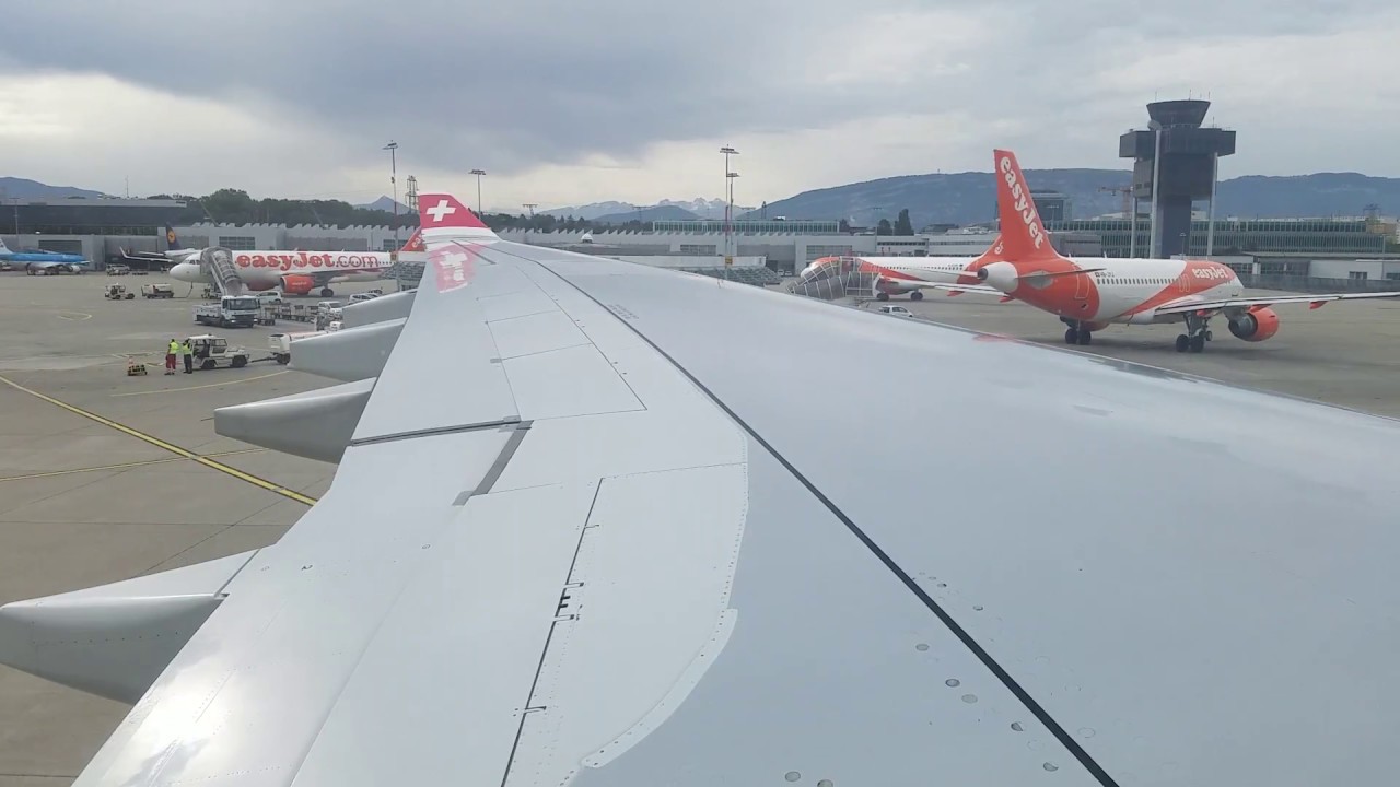 Swiss Air (LX23) A330-300 landing at Geneva Cointrin International Airport from NYC